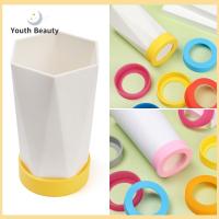 YOUTH BEAUTY เครื่องมือครัว เสื่อโต๊ะ ทนทาน แผ่นรองขวดน้ำ ปลอกซิลิโคนคัพ จานรองแก้วถ้วยน้ำ เสื่อถ้วยฉนวนกันความร้อน