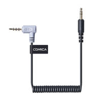 COMICA CVM-D-SPX ผู้ไปผู้ 3.5mm trs to trrs สายแปลงไมค์กล้องเสียบมือถือ VLOG เพิ่มคุณภาพเสียง