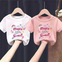 ? เสื้อยืดคอกลมเด็ก วัย4-10 ปี มีให้เลือกลายน่ารักมากมาย ? H-1005