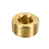 Brass Pipe Plug Male Thread Hex Internal Head Socket Fitting Water Air Fuel Pipeline