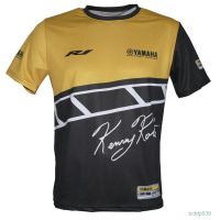 New！2023！Yamaha YZF-R1 60th Anniversary T-shirt Kenny Roberts Camiseta Maglietta Samarreta High quality products （Freeprinting of names）