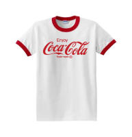 COCA COLA COKE T SHIRT  เสื้อยืด คอกลม จั๊มแดง เสื้อ GILDAN USA แฟชั่นสตรีท ชาย หญิง