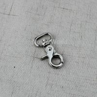 10-50Pcs 16mm Silver metal swivel lobster clasps clip snap hook thick clasp key chain outdoor lanyard craft bag parts