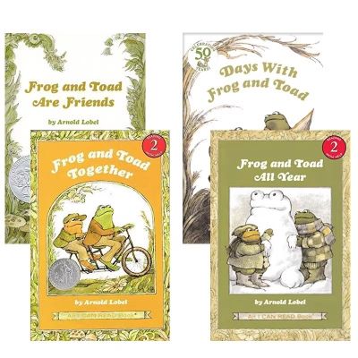 Frog and Toad 4 เล่ม เรื่องราวมิตรภาพของเพื่อนรัก กบ และ คางคก ในเรื่องราว เหตุการณ์ต่างๆ ที่สนุกสนานน่าสนใจ