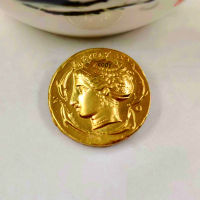 มาซิโดเนีย King Athena โบราณกรีกเหรียญภูมิปัญญา Lucky War Art Bright ปรัชญาเพลง Holy Land Copy Coin-sheguaecu