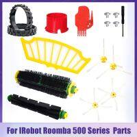 สำหรับ Irobot Roomba 500ชุด555 560 561 562 563 570 581อุปกรณ์เสริมเครื่องดูดฝุ่นตัวกรอง Hepa ชิ้นส่วนหลัก/ล้อแปรงด้านข้าง