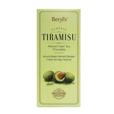 [พร้อมส่ง]Beryls Tiramisu Almond Green Tea Chocolate with Mascarpone Cheese Power 200gเบริลส์ ทีรามิสุ อัลมอนด์ กรีนที