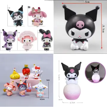 New my Melody Kuromi Anime pvc Figures Set/5pcs Doll Pvc Decorate Toys  dolls