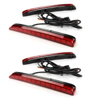 4x for 2017-2018 Type R Hatchback LED Brake Light Rear Bumper Reflector Driving Fog Lamp