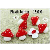 【CW】 50PCS 15MM Dyed Plastic Buttons Coat Sewing Accessories P-046-4