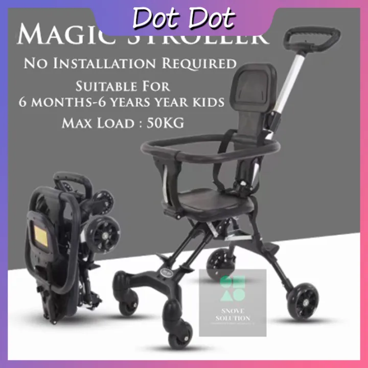 Foldable Magic Baby stroller 4 wheels Ultra lightweight Baby Chair