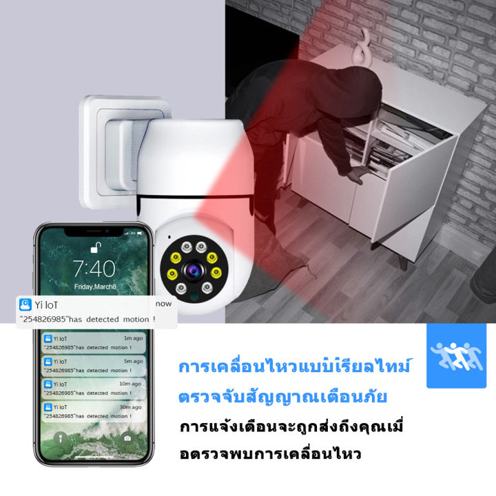 แถมการ์ดเมม-กล้องวงจรปิดหลอดไฟไร้สาย-กล้องวงจรปิด-360-5g-wifi-cctv-ดูได้-องศา-กล้องไร้สาย-night-vision-full-hd-1080p-ip-camera-กล้องวงจรปิดไร้สาย-กล้องรักษาความปลอดภัย-กล้องวงจรปิด-ไร้-สาย-กล้องวงจรปิ