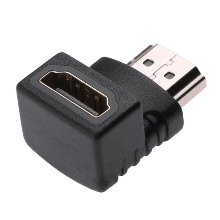 hdmi-เข้ากันได้ตัวผู้กับ-hdmi-ตัวเมียอะแดปเตอร์ตัวแปลงตัวขยายสัญญาณมุม90องศาสำหรับ-ps4