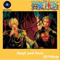 ✴◄ One Piece The red Shanks anime poster Kraft Paper Wallpaper wall poster Paintings Vintage 35x50cm