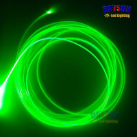 5 Meters Side Glow Optical Fiber Cable Car Decoration Atmosphere Light Universal Dia 1.5mm for Edge Lighting EL Wire Replacement