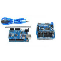 บอร์ดควบคุมหุ่นยนต์ Servo Controller สำหรับ Arduino พร้อม V5.0 Sensor Shield Board สำหรับ Robot Arm Program Controller Kit