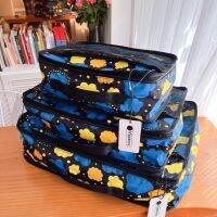 LeSportsac กระเป๋าใส่อุปกรณ์อาบน้ำ1436กระเป๋าเก็บของกระเป๋าเก็บสัมภาระกระเป๋าขนาดใหญ่กลางและเล็ก3ชุด