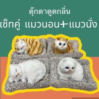 ตุ๊กตาดูดกลิ่น ถุงปรับอากาศ ในรถ ในห้อง แบบน้องหมานอน+น้องหมานั่ง และ น้องแมวนอน+น้องแมวนั่ง ถ่ายจากสินค้าจริง