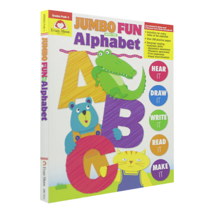Jumbo fun with the alphabet grade PreK - 1 fun letters Manual Series ...