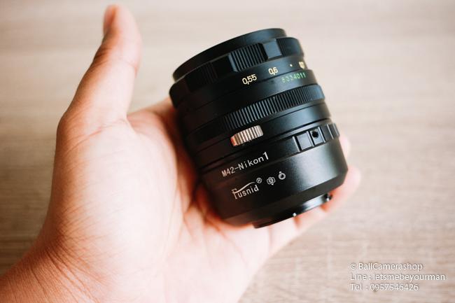 ขายเลนส์มือหมุน-helios-44m-58mm-f2-โบเก้หมุนในตำนานจาก-russia-สำหรับใส่กล้อง-nikon-1-mirrorless-ได้ทุกรุ่น-serial-8334011