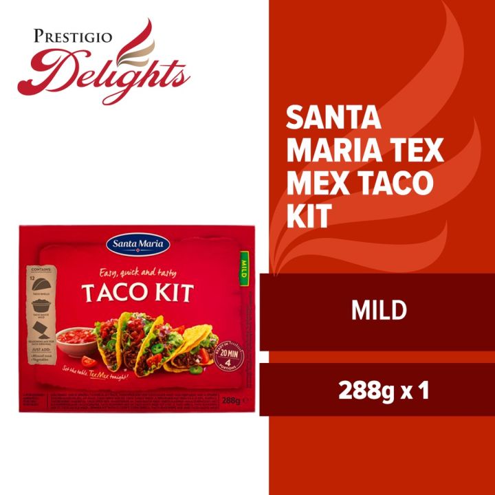 Santa Maria Tex Mex Taco Kit Mild 288g Lazada Singapore