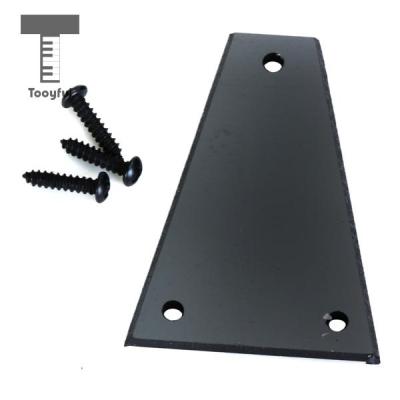 ‘【；】 Tooyful High Quality PVC 1Pc Truss Rod Cover &amp;3Pcs Mounting Screws For Professional Electric Bass Guitar Parts Accessory Black