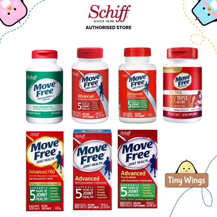 Schiff Move Free Joint Health Advanced/Ultra Glucosamine Chondroitin