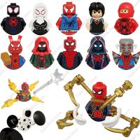 2023 Spider-Man ข้าม Spider-Verse Mini Action Figures Building Blocks ตุ๊กตาของเล่นเด็กของขวัญ0815