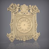 【✔In stock】 shen1817474 Relief โมเดล Stl สำหรับเราเตอร์ Cnc เครื่องพิมพ์3d Artcam Aspire Clock_ 60