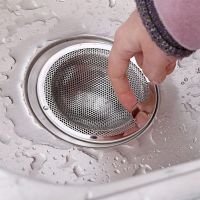 Stainless Steel Trap Kitchen Sink Filter Drain Hole Filter Bathtub Hair Catcher Stopper Shower Leak Net Home Strainer Drains