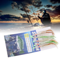 5 ชุด Octopus จำลองตกปลา Rigs Luminous Fishing Lure Bait Rigs Anti Winding Lure String Hooks 5 ตะขอ