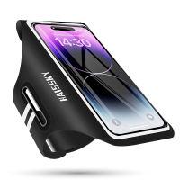 HAISSKY กีฬา Armbands สำหรับ iPhone 14 13 12 11 Pro Max 14 Plus XR Ultra-thin GYM Arm Band กระเป๋าสำหรับ Samsung S23 Ultra-Faewer