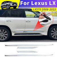 ชุดที่ตัดโครเมี่ยมป้องกันการชนสำหรับประตูรถยนต์สไตล์ใหม่สำหรับ LX570 2008-2022เล็กซัสแอลเอกซ์570 2021 2020 2019รับประกันอุปกรณ์เสริมสำหรับแต่งรถ