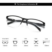 Ultralight Square Half Frame Reading Glasses Presbyopic Glasses Men Women +0.25 0.5 0.75 1 1.25 1.5 1.75 2 2.25 2.5 2.75 3 3.25