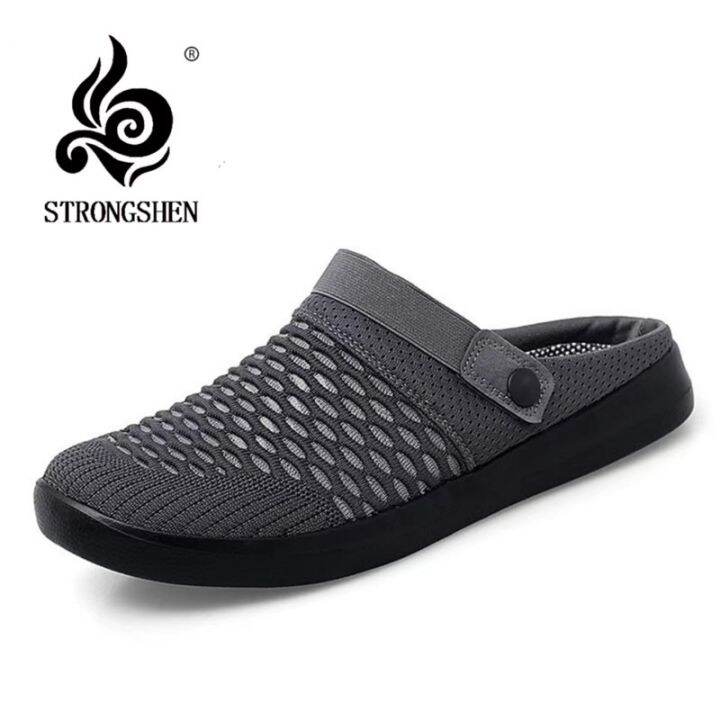 cc-strongshen-men-sandals-mesh-breathable-padded-beach-flip-flops-shoes-flat-slippers-lighted