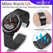 Dây đeo kim loại cho đồng hồ nghệ thuật Mibro Watch GS vòng tay bằng thép