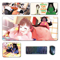 Anime The Masterful Cat Is Depressed Again Today Mouse Pad Yukichi Fukuzawa Saku Large Mousepad XXL Computer Keyboard Padding