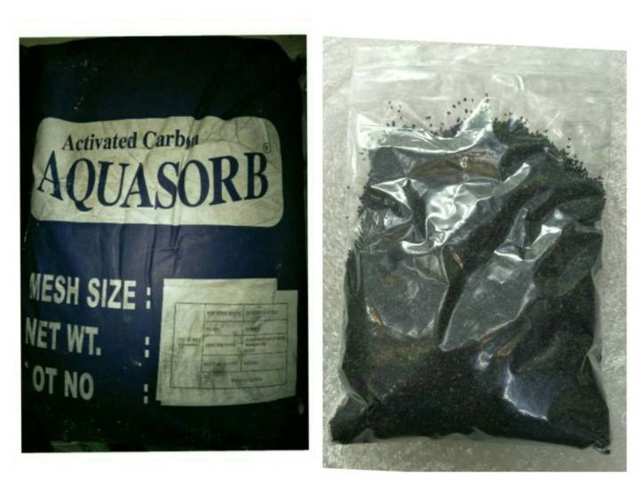 Aquasorb สารคาร์บอน สารกรองคาร์บอน คาร์บอน ไส้กรอง แบ่งบรรจุ 1 ลิตร ของ เครื่องกรอง เครื่องกรองน้ำ 1