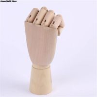 1PC Human Artist Model Wooden Hand Drawing Sketch Ornaments Mannequin Hand Movable Limbs Minatures Decor For Home Office Garden