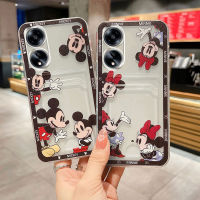 เคสโทรศัพท์ OPPO A18 A38 A58 ใหม่ยอดนิยมคลาสสิกรูปแบบการ์ตูนน่ารักพร้อมกระเป๋าการ์ด Design ปลอกซิลิโคนอ่อนนุ่มเคส OPPO A18 สวยเคสโทรศัพท์หุ้ม