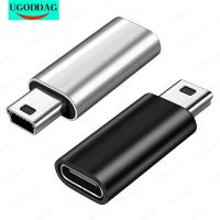 USB C to Mini USB Adapter Type C Female to Mini USB 2.0 Male Convert Connector Support Charge Data Sync Compatible GoPro Hero