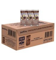 Sunkist Pistachio Milk Chocolate ซันคิสท์ นมพิสทาชิโอ รสช็อกโกแลต 180ml. x 24กล่อง (ยกลัง 8แพ็ก)