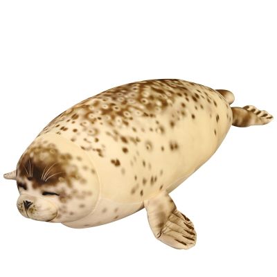35-110cm Giant Real Life Sea Lion Plush Toys Soft Stuffed Animal Seal Pillow Simulation Appease Doll Cute Gift for Baby Kids
