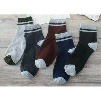 READY STOCK!1 Pair Korean Style Man Anklet Socks COLOR combination design (with 5 colors selection)