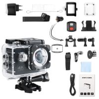 4K Ultra HD Action Camera 2.0 IPS LCD WiFi 12MP 170D 30M Go Waterproof Pro Sport DV Helmet Video Camera With Remote Control