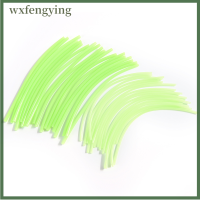 Wxfengying 20ชิ้นรอกฟลาย Riging Tube PVC Lumo Blings วัสดุตกปลาหลอดเรืองแสง