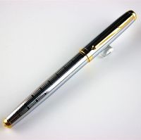 【✴COD✴】 gong25258181584814 ปากกาลูกบอลกลิ้งคลาสสิกดีไซน์สุดๆเครื่องเงินสำหรับสำนักงานดีไซน์ปากกาเขียนปากกาหมึกเจล