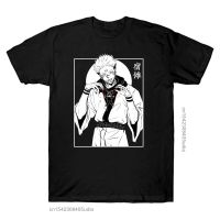 แขนสั้นโอเวอร์ไซส์เสื้อยืดแขนสั้น พิมพ์ลายมังงะมหาเวทย์ผนึกมาร Kawaii Jujutsu Kaisen Sukuna แฟชั่นฤดูใบไม้ร่วง และฤดูหนา  SBX1