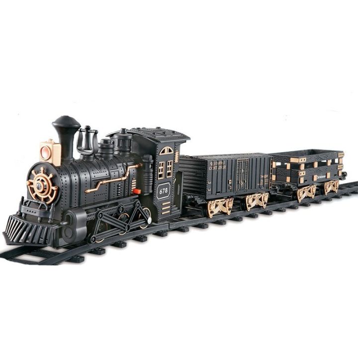 train-track-set-classical-steam-smoking-train-with-sound-childrens-electric-vehicle-set-retro-model-toykids-gift