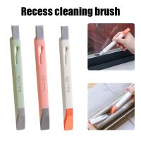 Multifunction Window slot Groove Cleaning Oil Fume Brush Stove Gap Dirt Remover Track cleaner With Dustpan Kitchen Cleaning Tool